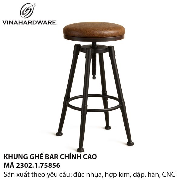 Khung Ghế Bar Điều Chỉnh Chiều Cao Ø27mm – 2302.1.75856