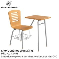 Khung ghế học sinh liền bàn - Mã 2302.1.7463