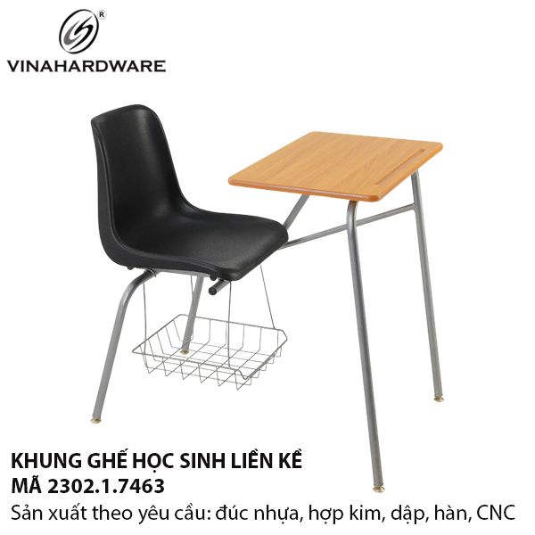 Khung ghế học sinh liền bàn - Mã 2302.1.7463