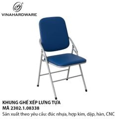 Khung ghế xếp lưng tựa khung sắt – Mã 2302.1.08338