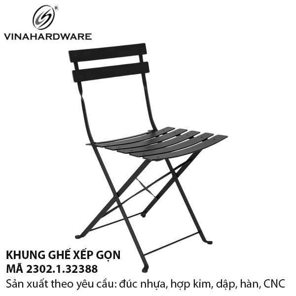 Ghế xếp khung sắt Vinahardware – Mã 2302.1.32388