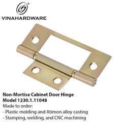 Bản Lề Không Khoét 63 mm Xi Mạ Kẽm Bảy Màu – Mã 1230.1.11048
