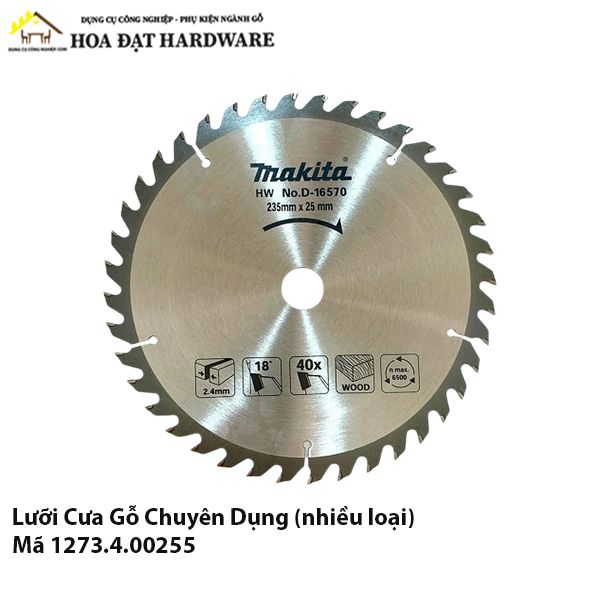 Lưỡi Cưa Gỗ Chuyên Dụng – Mã 1273.4.00255