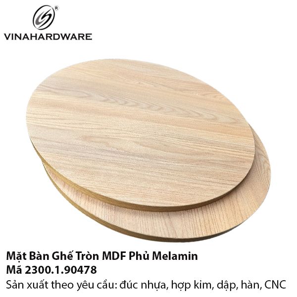 Mặt Bàn Tròn MDF Phủ Melamin – 2300.1.90478