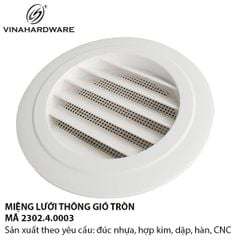 Miệng Gió Tròn Lá Xếp Vinahardware 2302.4.0003