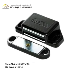 Nam Châm Hít Cửa Tủ - Màu Đen - Mã 3400.3.23931