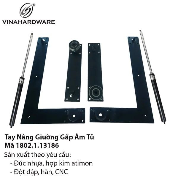 Tay Nâng Mặt Bàn Âm Tủ 5 Lò Xo – Vinahardware 2500.1.33214