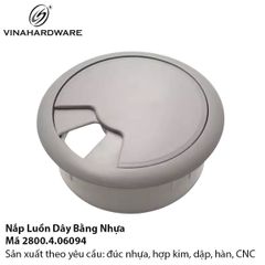 Nắp Luồn Dây ABS Ø 60 mm Xám – Mã 2800.4.06094