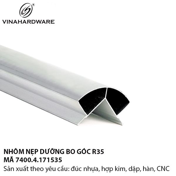 Nẹp Nhôm Bo Góc Trang Trí – 7400.4.171518