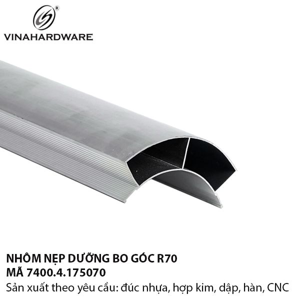 Nẹp Nhôm Bo Góc Trang Trí – 7400.4.171518