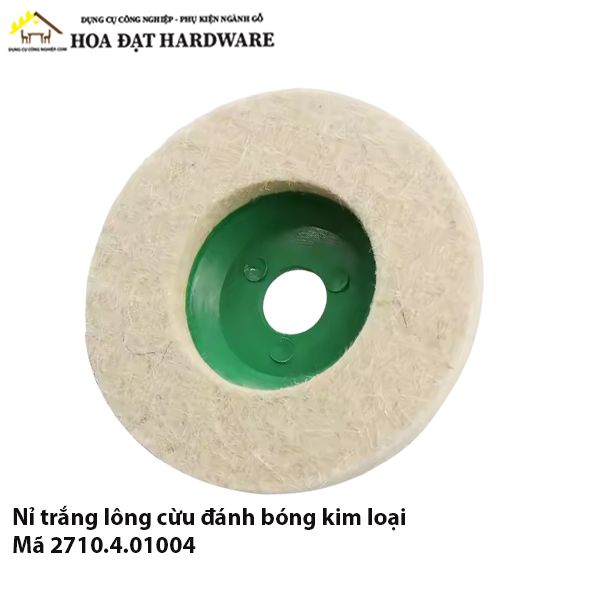 Nỉ trắng lông cừu đánh bóng inox – Mã 2710.4.01004