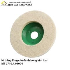 Nỉ trắng lông cừu đánh bóng inox – Mã 2710.4.01004