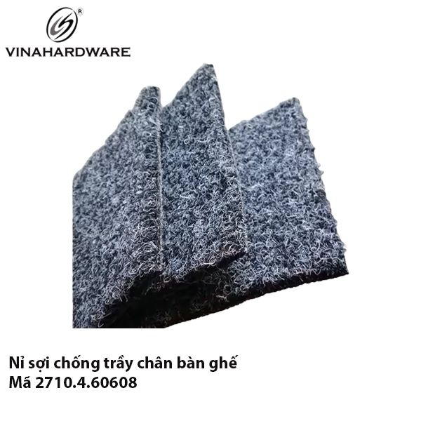 Miếng Dán Nỉ Xám Chống Trầy – Dành Cho Chân Ghế, Bàn, Tủ - 2710.4.60608