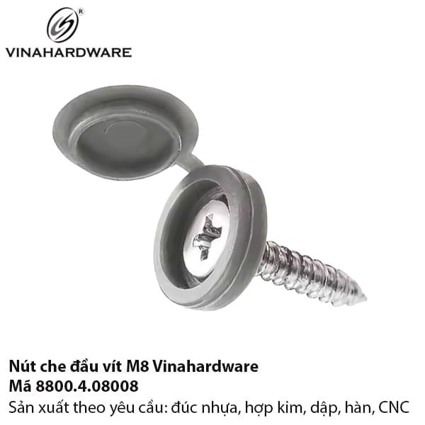 Nút Che Vít Liền Nắp – Mã 8800.4.08001