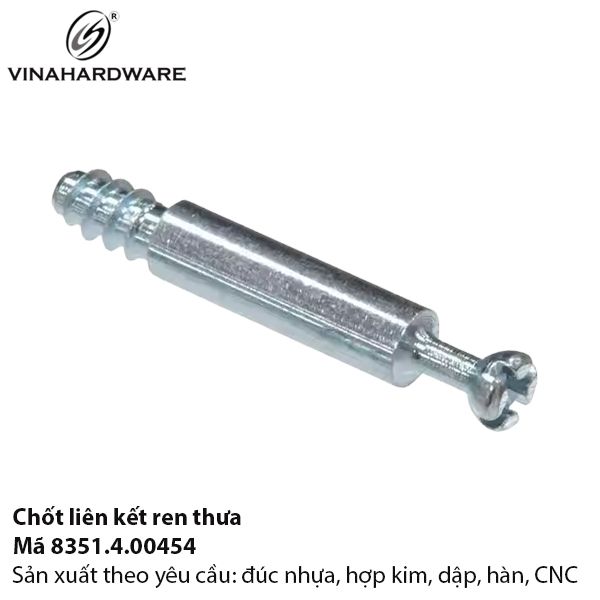 Cốt chốt liên kết ren thưa - Mã 8351.4.00454