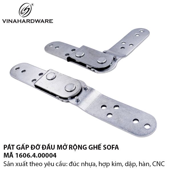 Pát sắt gấp ngược xuôi đỡ đầu ghế & tay vịn ghế sofa 1606.4.00004