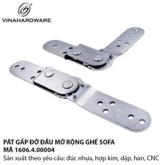 Pát sắt gấp ngược xuôi đỡ đầu ghế & tay vịn ghế sofa 1606.4.00004