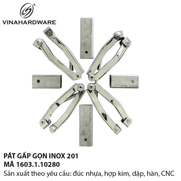Pát gấp inox 201 bàn xếp gọn -Mã 1603.1.10280