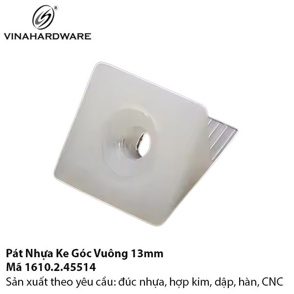 Pát Nhựa Ke Góc Vuông 13mm – Mã 1610.2.45514