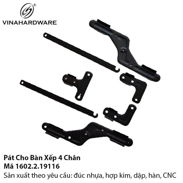 Cơ Cấu Bản Lề Xếp Gọn Cho Bàn 4 Chân – Vinahardware Mã 1602.2.19116