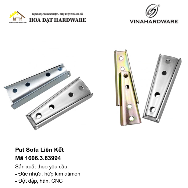 Pát Nối Khung Sofa - Mã 1606.3.73994
