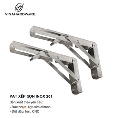 Pát gấp gọn inox 201 Vinahardware – Mã 1609.2.00122
