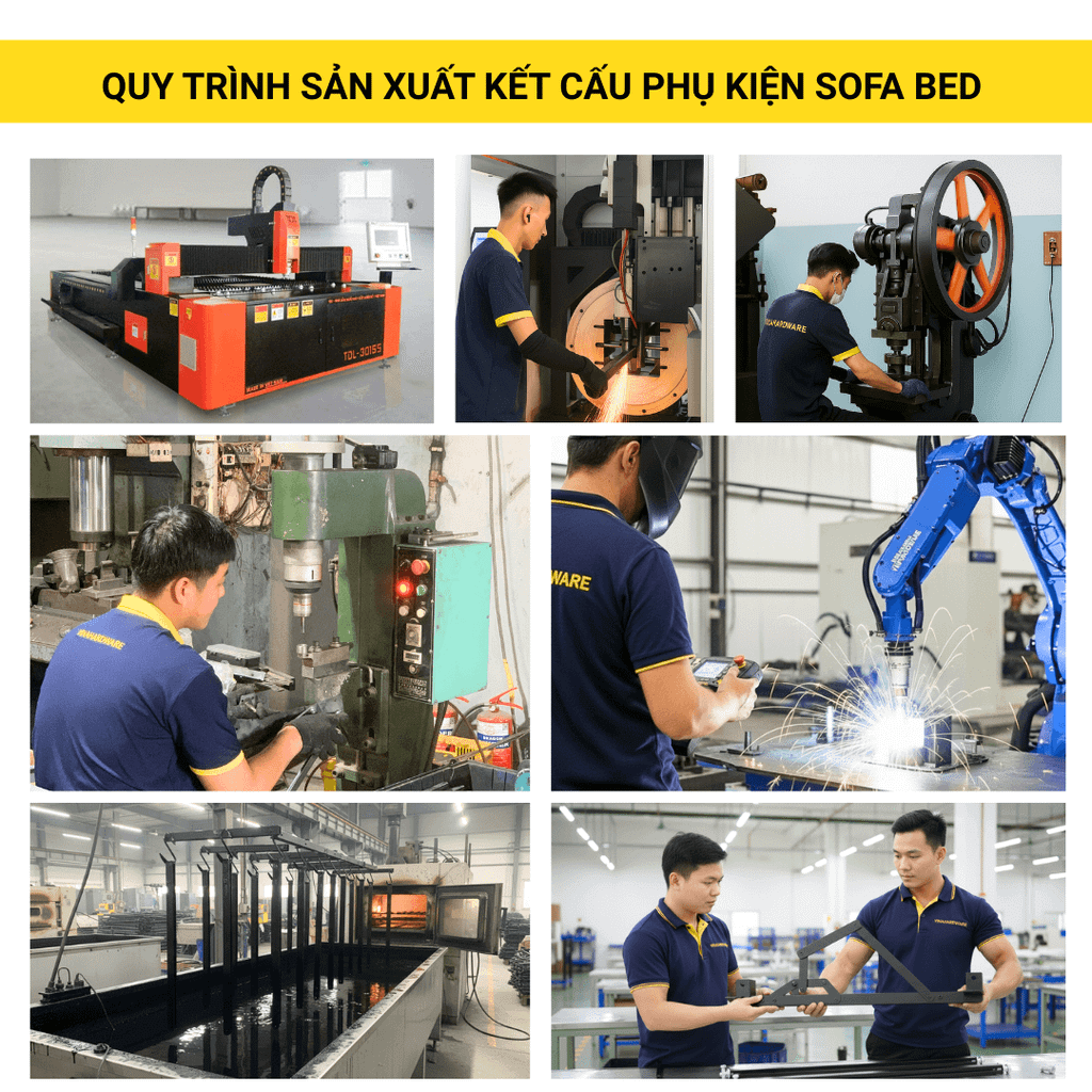 Khung Gập Sofa Giường Vinahardware – Mã 2500.1.07501