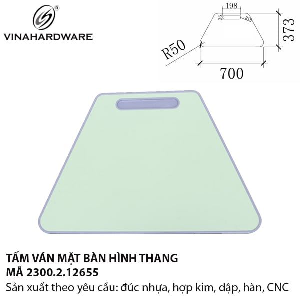 Tấm mặt bàn học hình thang – Mã 2300.2.12655