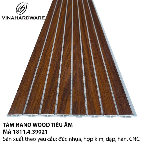 Tấm Nhựa Tiêu Âm Vân Gỗ Vinahardware 1811.4.31012