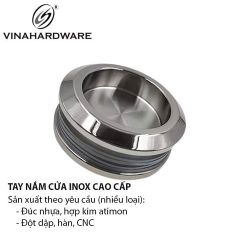 Tay Nắm Âm Cửa Kính Inox 304 - Mã 1322.4.00603