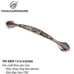Tay Nắm Hoa Cúc Chạm Nổi – Mã 1316.4.82068 | Vinahardware