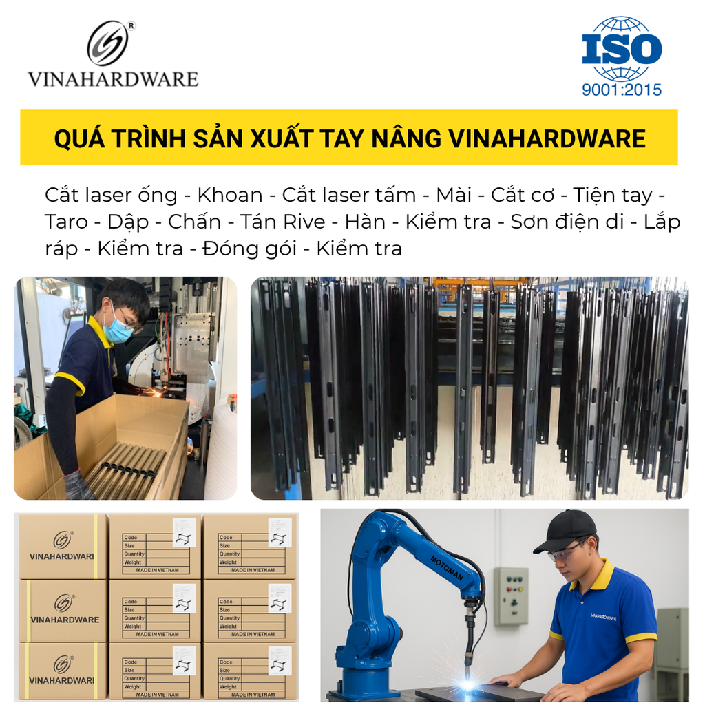 Tay nâng mặt bàn 50kg - Mã 1802.1.04056