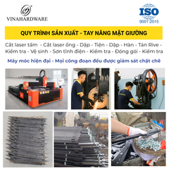 Bộ Tay Nâng Mặt Giường Có Ben Hơi – Mã 1802.1.91100 | Vinahardware