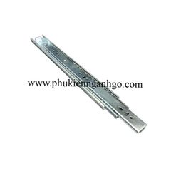 Ray trượt bi 3 tầng, bản 45, dài 400mm, màu kẽm trắng BBS0345400Z15