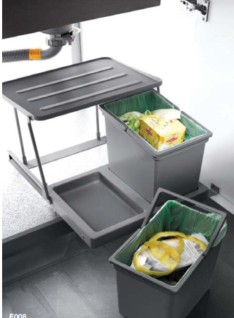 Thùng đựng rác thông minh cao cấp rộng 400mm VNH586R400EU