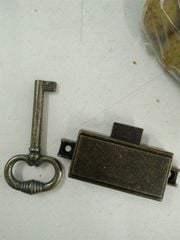 Khóa cửa giả cổ-đồng cổ VNH KT00201Z (Không có thanh)-KT00201Z