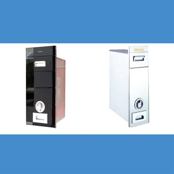 Thùng đựng gạo âm ngăn kéo tủ rộng 300mm màu trắng sữa VNR VNH000139TS-VNH000139TS