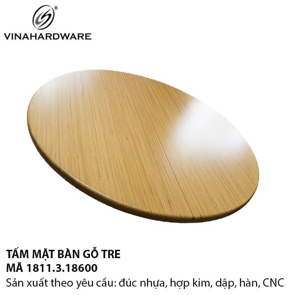Tấm ván tròn mặt bàn gỗ tre – Mã 1811.3.18600