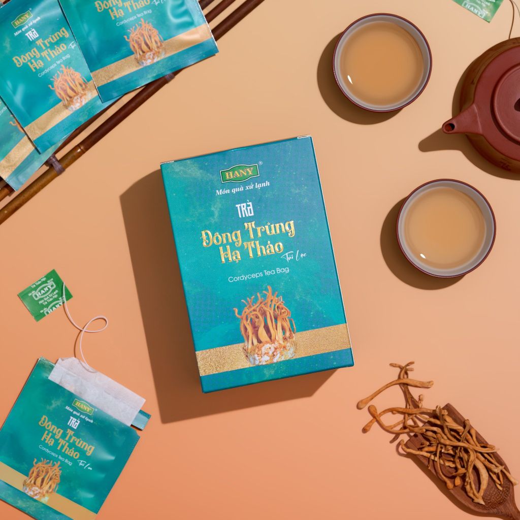 Trà Đông trùng hạ thảo hộp 25 túi lọc