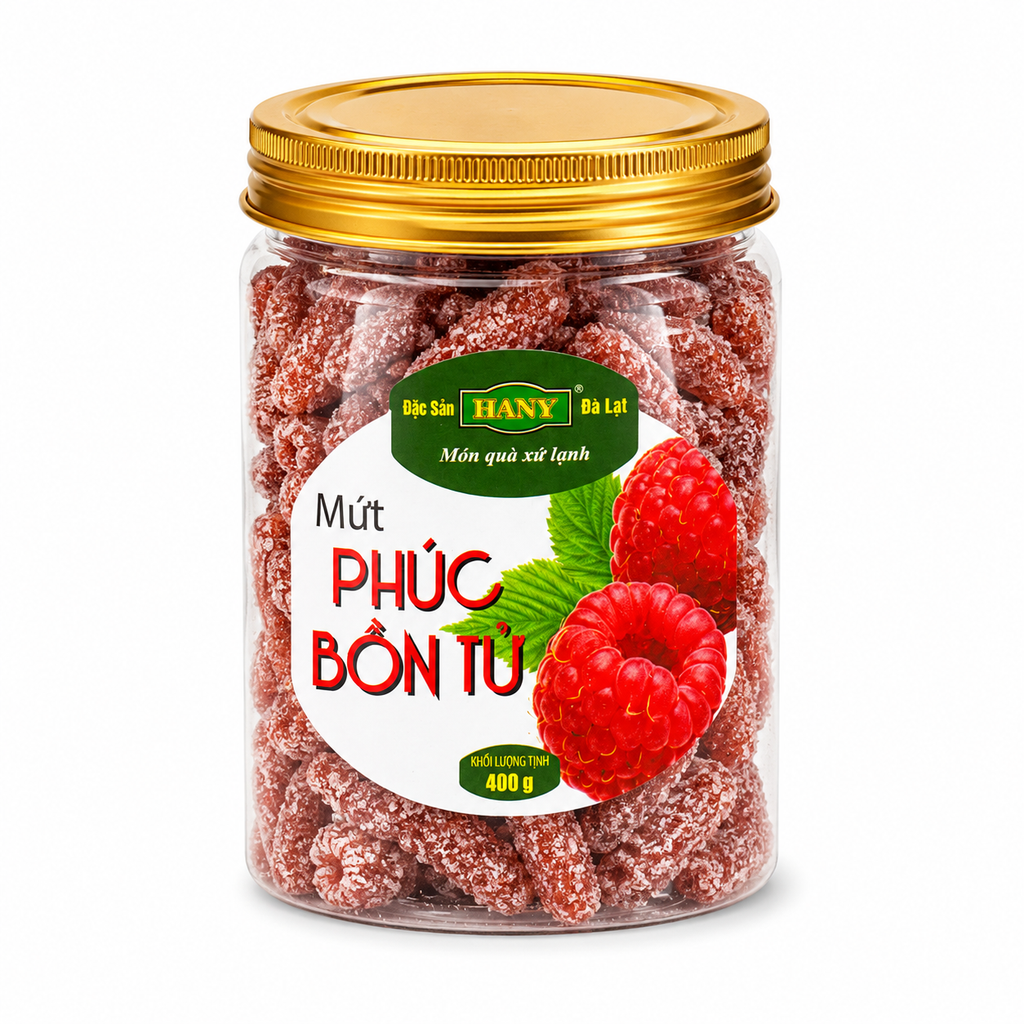 Mứt Phúc Bồn tử hủ 400g