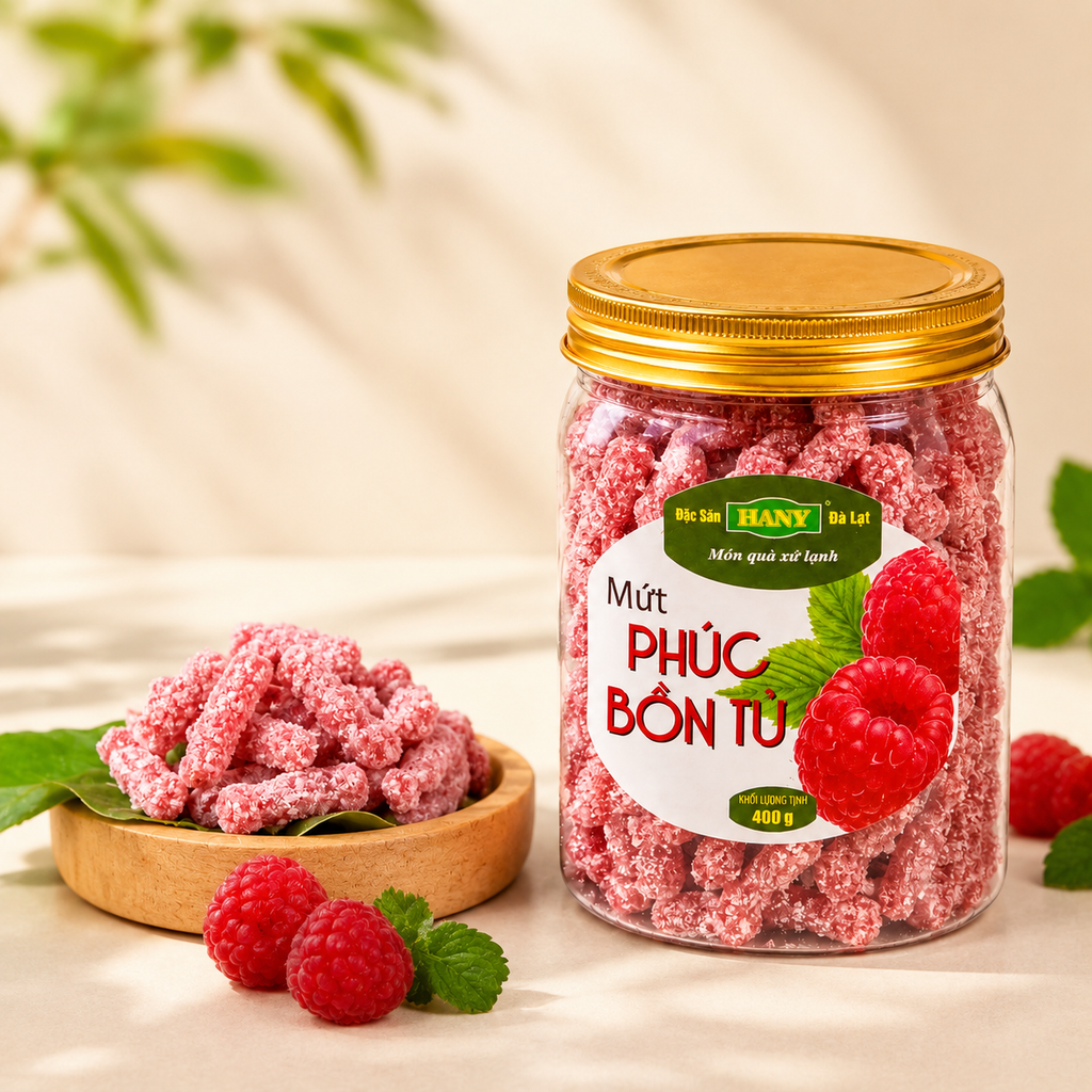 Mứt Phúc Bồn tử hủ 400g