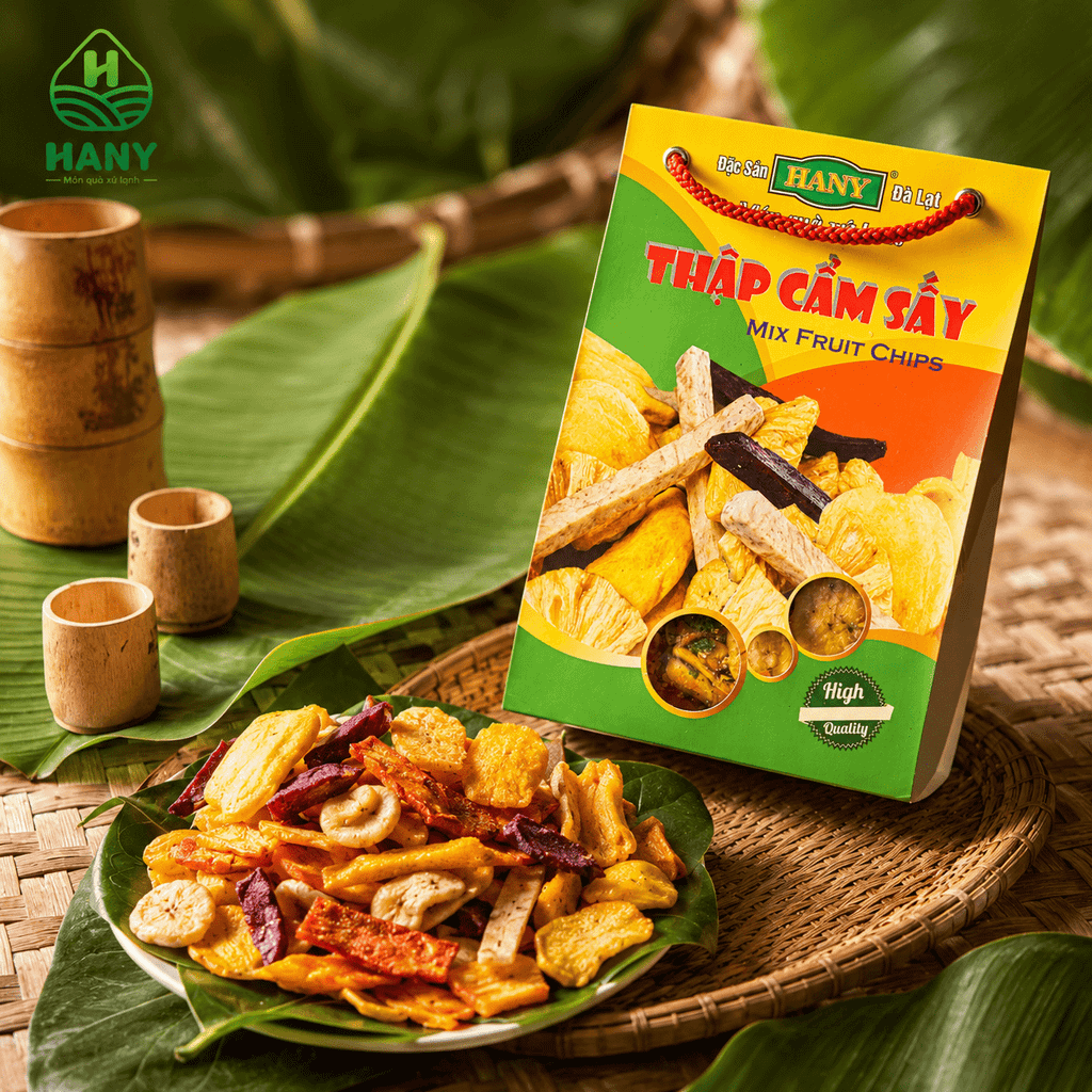 Thập cẩm sấy HANY - Rau củ quả sấy giòn bịch 200g