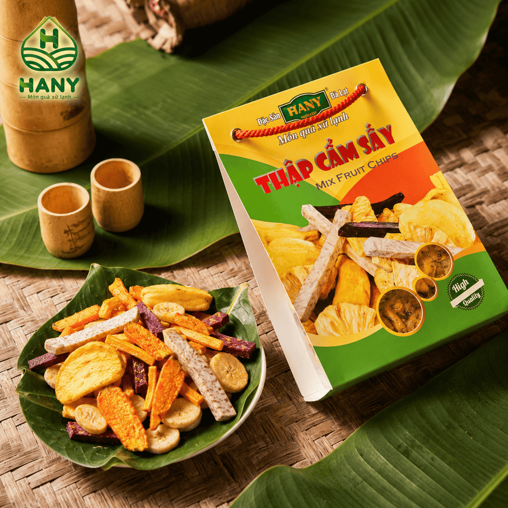 Thập cẩm sấy HANY - Rau củ quả sấy giòn bịch 200g