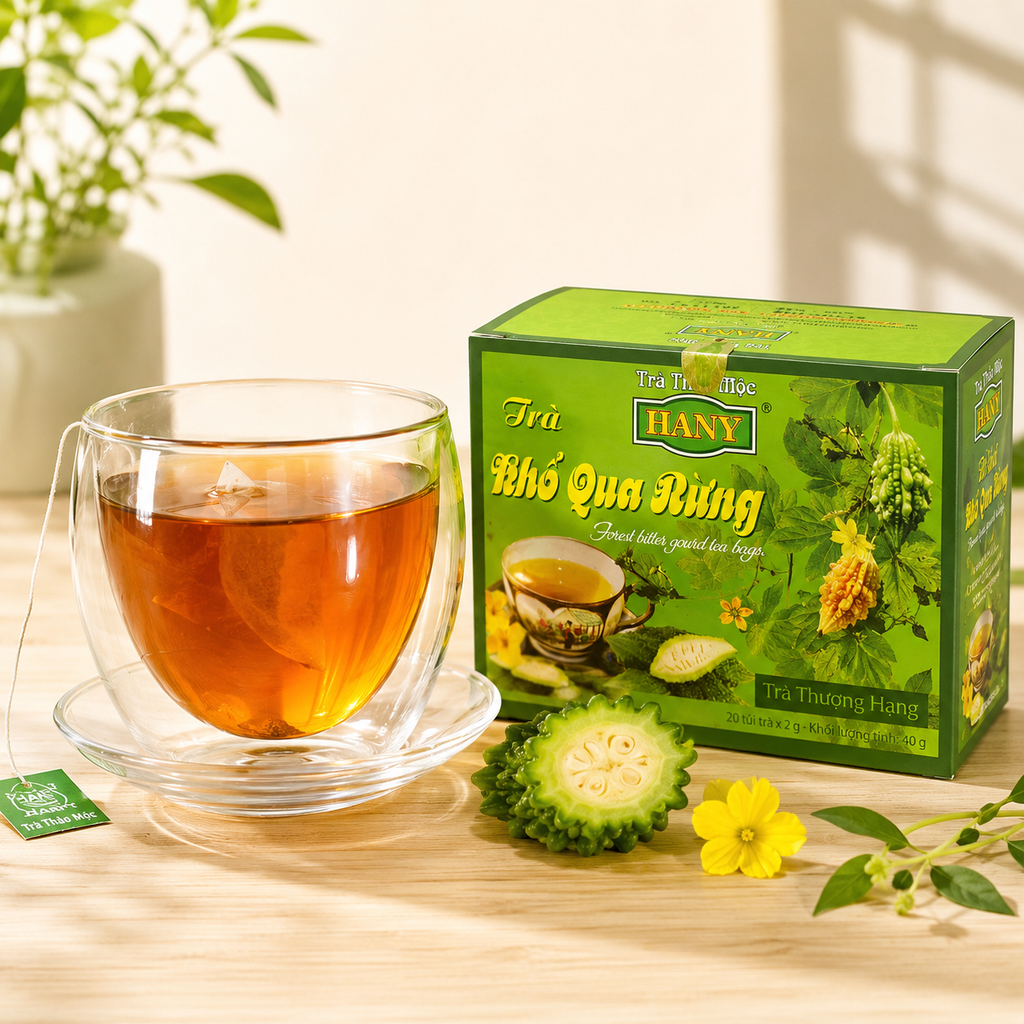 Trà Khổ Qua Rừng túi lọc HANY - Hộp 20 túi lọc