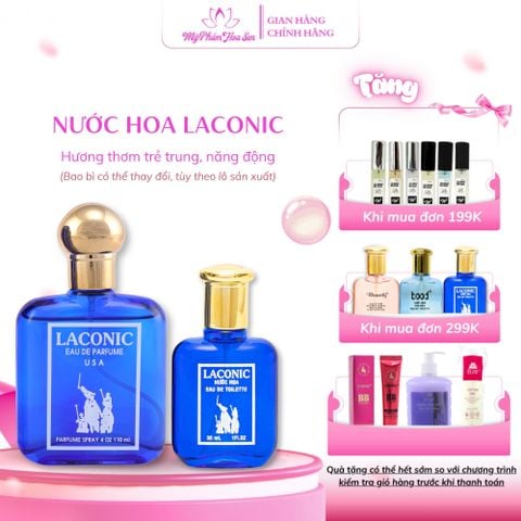 Full bộ nước hoa Laconic (140ml) - Tông trẻ trung, thanh lịch