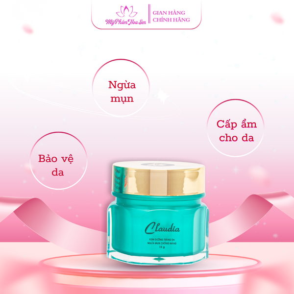 [CLAUDIA] Kem Dưỡng trắng da, Chống nắng, Ngừa mụn