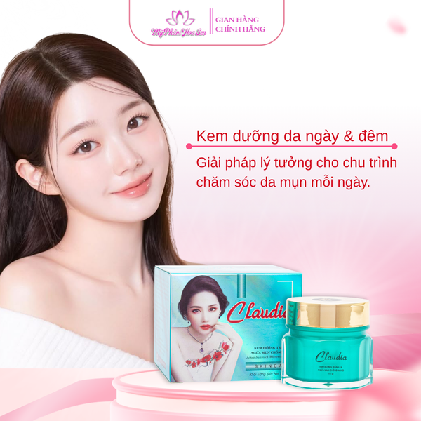 [CLAUDIA] Kem Dưỡng trắng da, Chống nắng, Ngừa mụn
