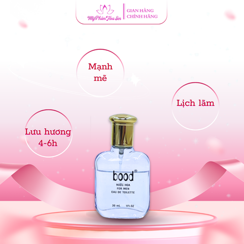 [BOOD - UNISEX] Nước hoa 30 mL - Tông Mát mẻ, phóng khoáng