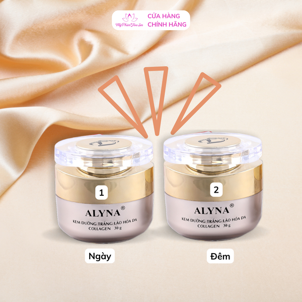 [ALYNA - KEM CẶP] Kem Dưỡng trắng, Ngừa lão hóa da