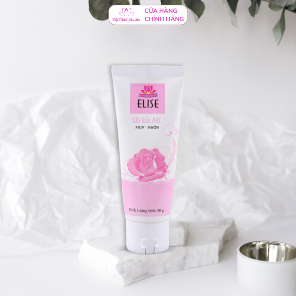 Combo 2 tuýp sữa rửa mặt Kiềm dầu, Ngừa mụn, Giúp da sạch sâu Elise